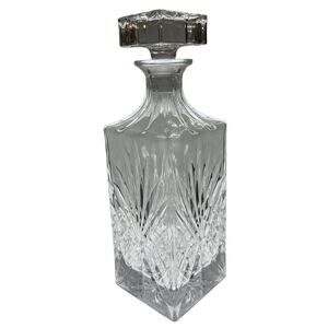 VTG Lead Crystal Liquor Beverage Stopper Decanter Bottle Barware Container